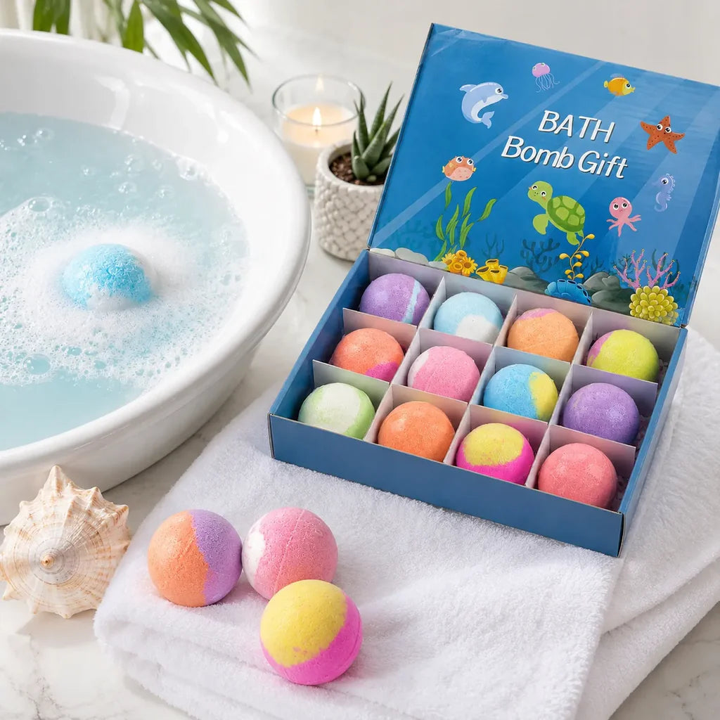 Premium Bath Bombs – 12PCS